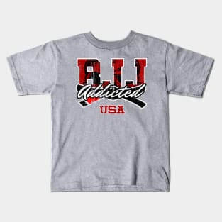 BJJ Addicted USA Kids T-Shirt